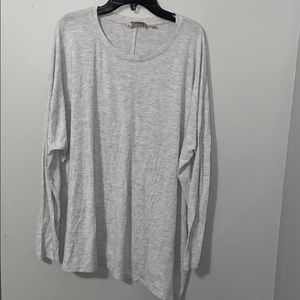 ATHLETA LONG SLEEVE RELAXED ASYMMETRICAL TOP